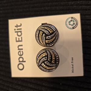 Gold and Silver Earrings